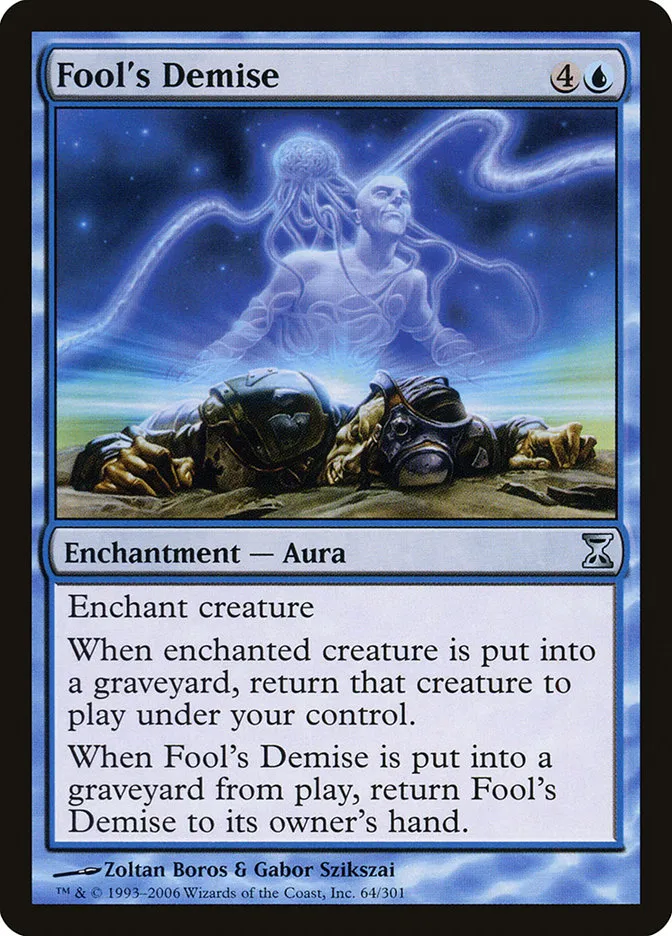 2006 Time Spiral Fool's Demise #64 uncommon card image
