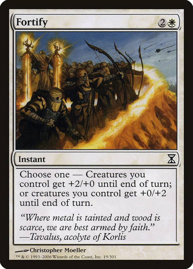 2006 Time Spiral Fortify common #19 common card image