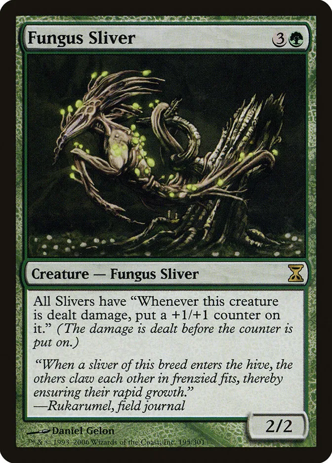 2006 Time Spiral Fungus Sliver #195 rare card image