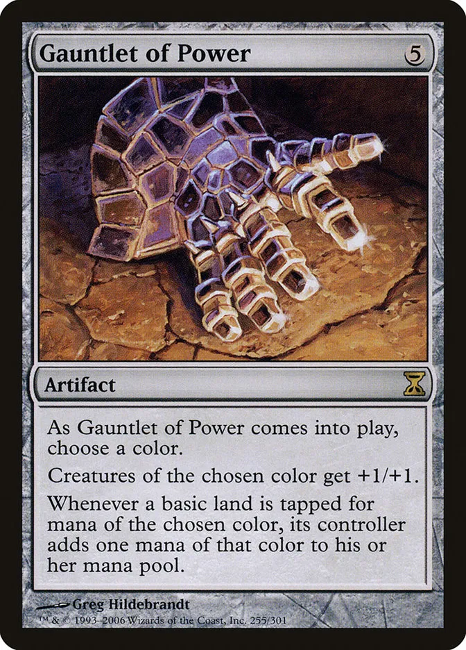 2006 Time Spiral Gauntlet of Power #255 rare card image