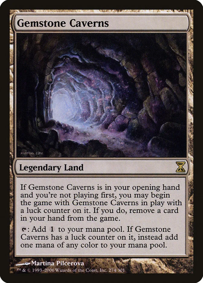 2006 Time Spiral Gemstone Caverns #274 rare card image