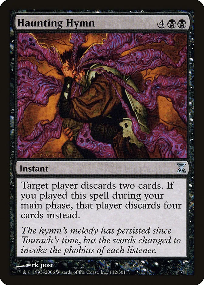 2006 Time Spiral Haunting Hymn #112 uncommon card image