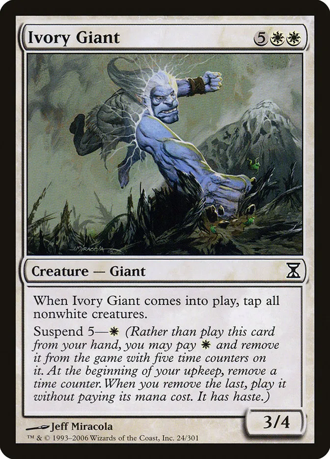 2006 Time Spiral Ivory Giant common #24 common card image
