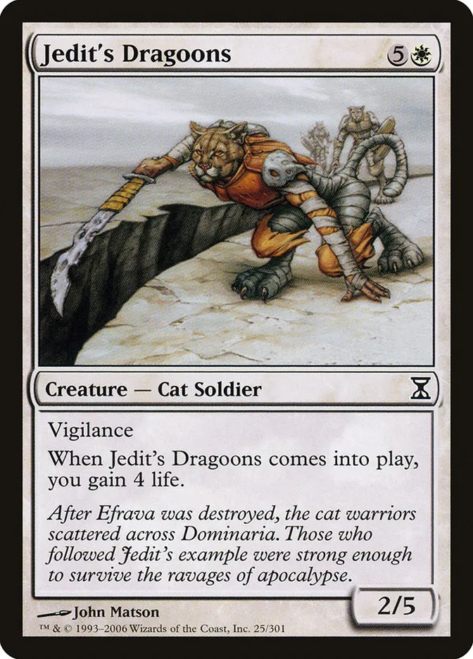 2006 Time Spiral Jedit's Dragoons #25 common card image