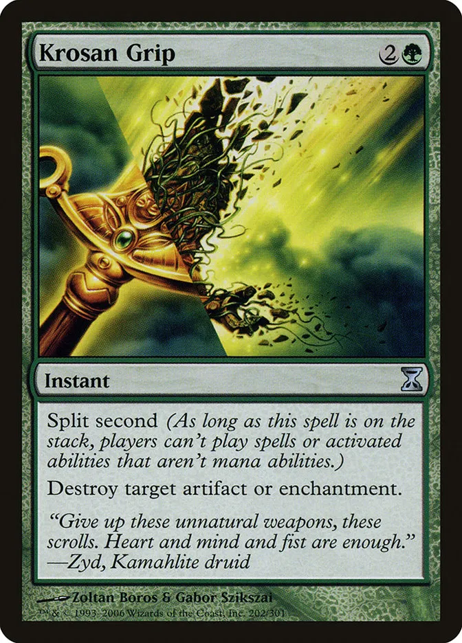 2006 Time Spiral Krosan Grip #202 uncommon card image