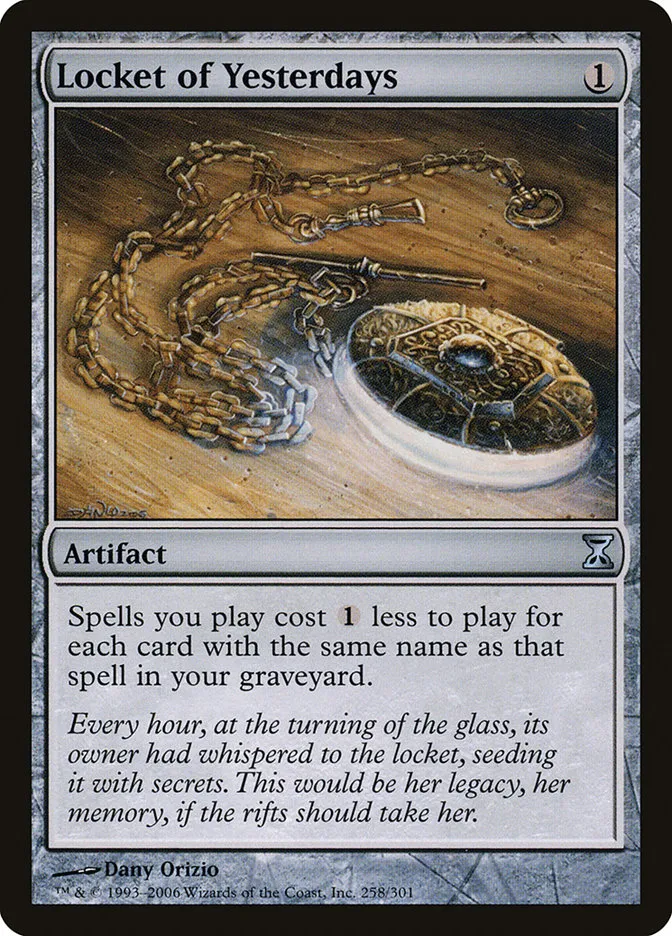 2006 Time Spiral Locket of Yesterdays #258 uncommon card image