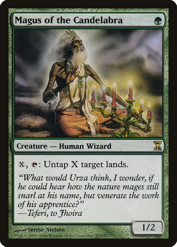 2006 Time Spiral Magus of the Candelabra #203 rare card image