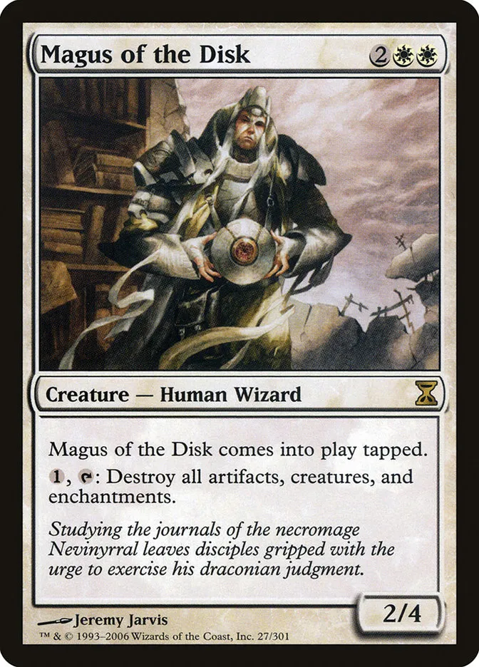 2006 Time Spiral Magus of the Disk #27 rare card image
