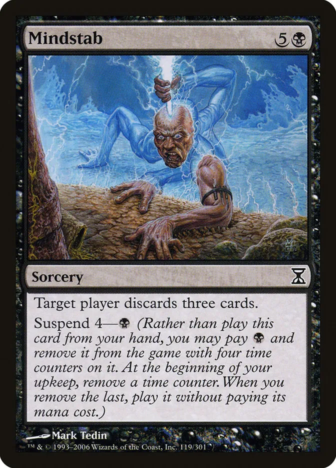 2006 Time Spiral Mindstab common #119 common card image