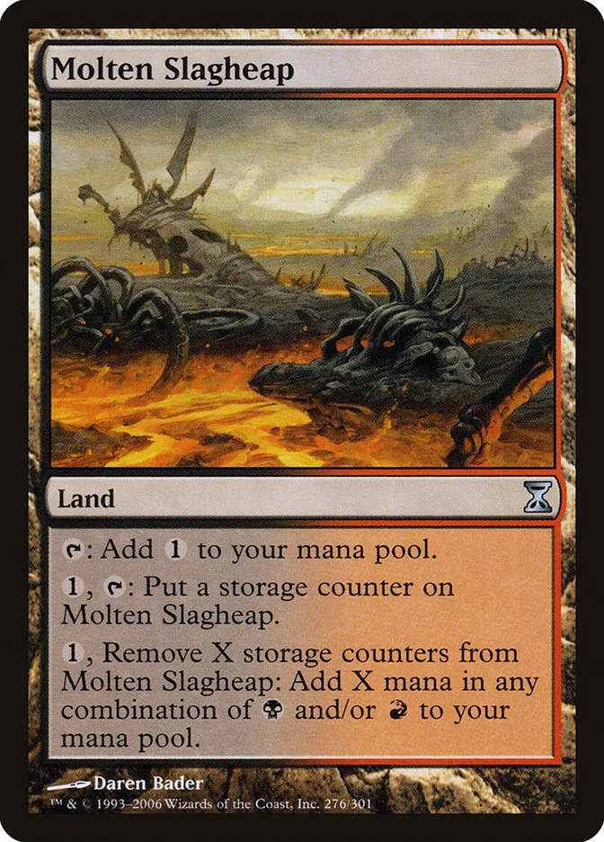 2006 Time Spiral Molten Slagheap #276 uncommon card image