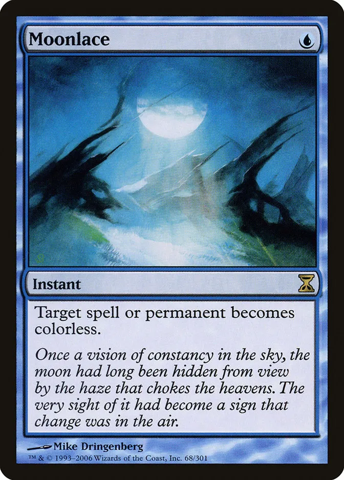 2006 Time Spiral Moonlace #68 rare card image