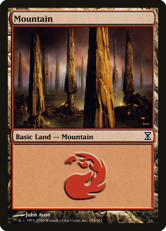 2006 Time Spiral Mountain common #294 common card image