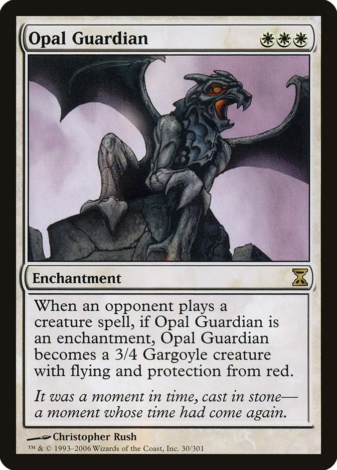 2006 Time Spiral Opal Guardian #30 rare card image