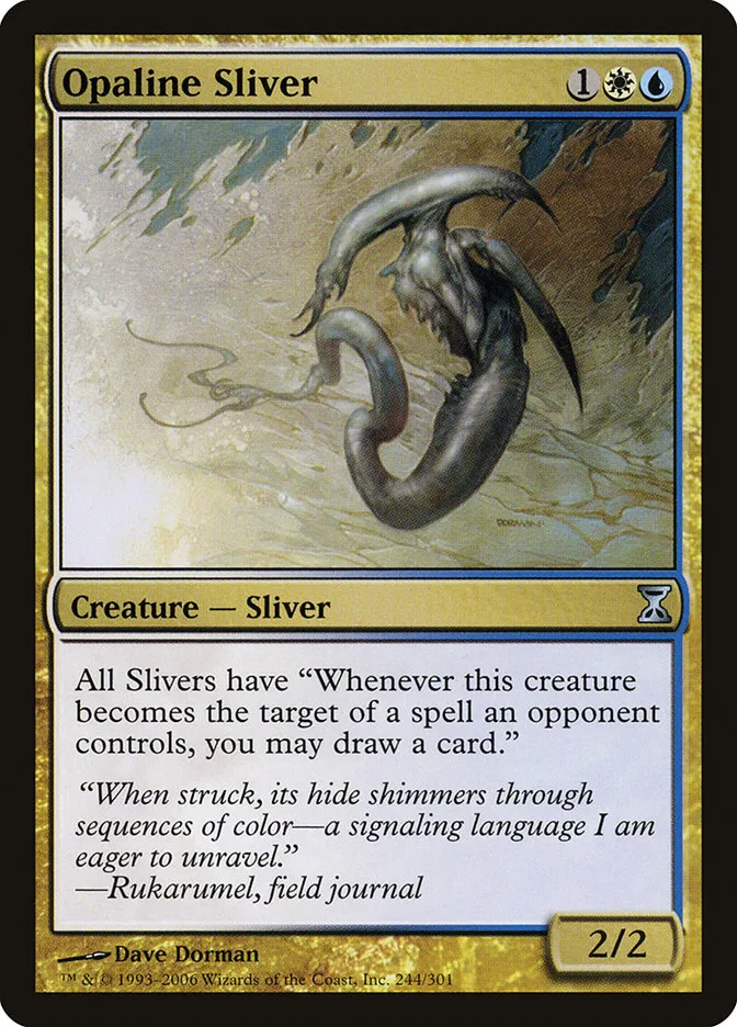 2006 Time Spiral Opaline Sliver #244 uncommon card image