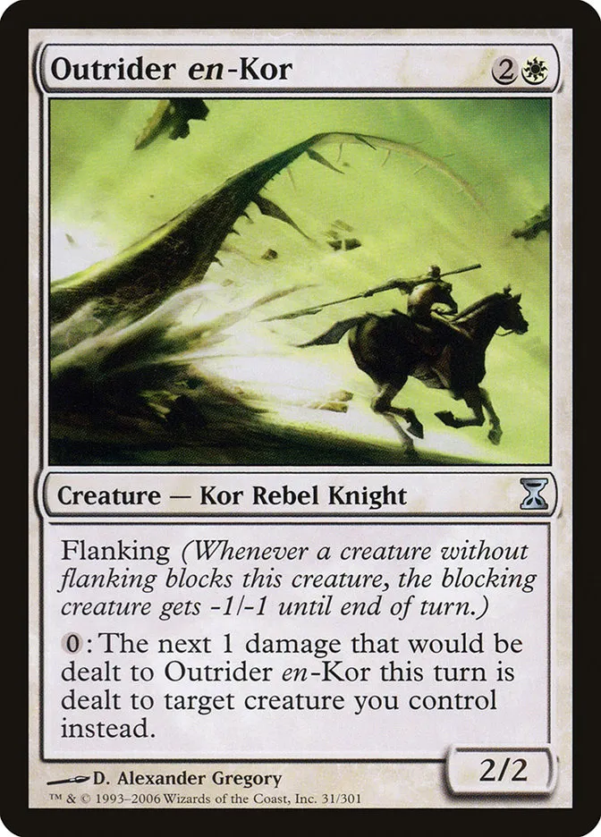2006 Time Spiral Outrider en-Kor #31 uncommon card image