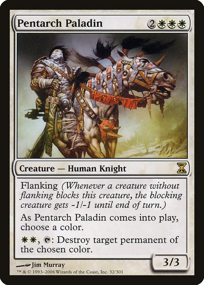 2006 Time Spiral Pentarch Paladin #32 rare card image