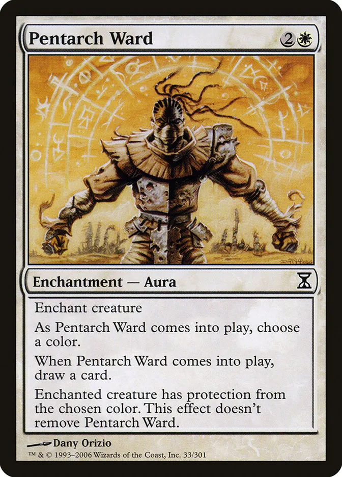 2006 Time Spiral Pentarch Ward common #33 common card image