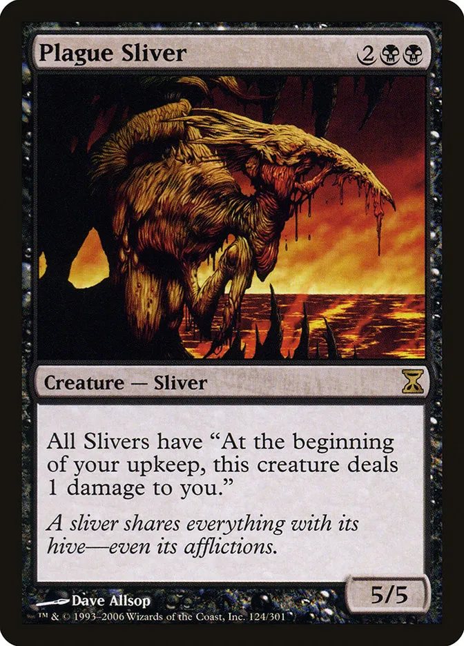 2006 Time Spiral Plague Sliver #124 rare card image