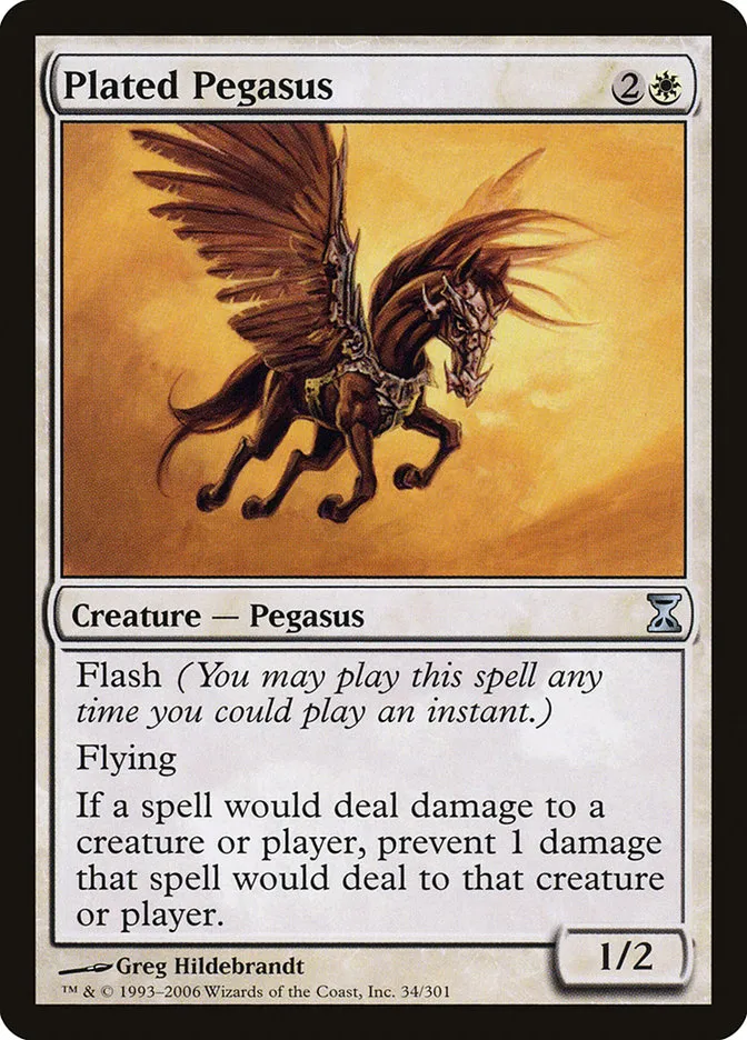 2006 Time Spiral Plated Pegasus uncommon #34 uncommon card image