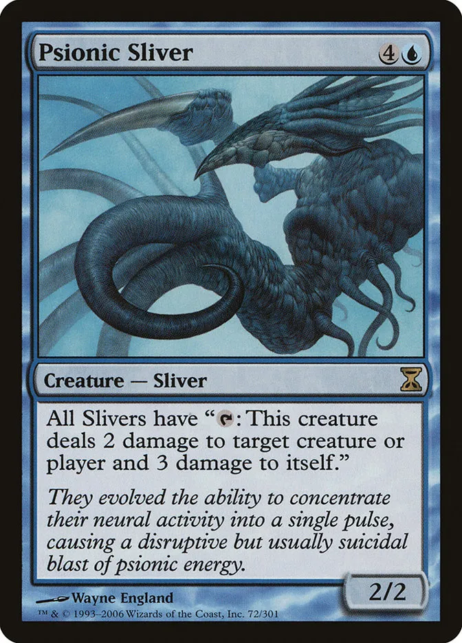 2006 Time Spiral Psionic Sliver rare #72 rare card image