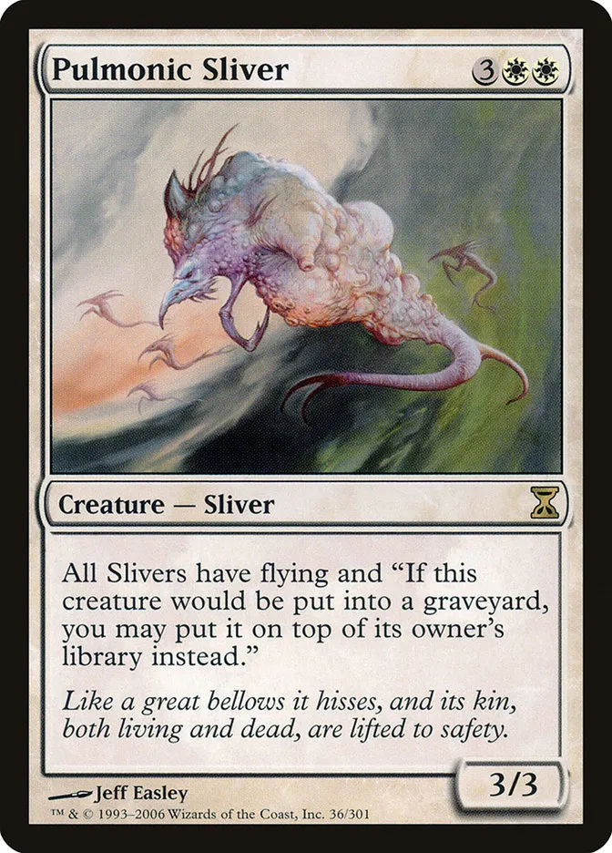 2006 Time Spiral Pulmonic Sliver #36 rare card image