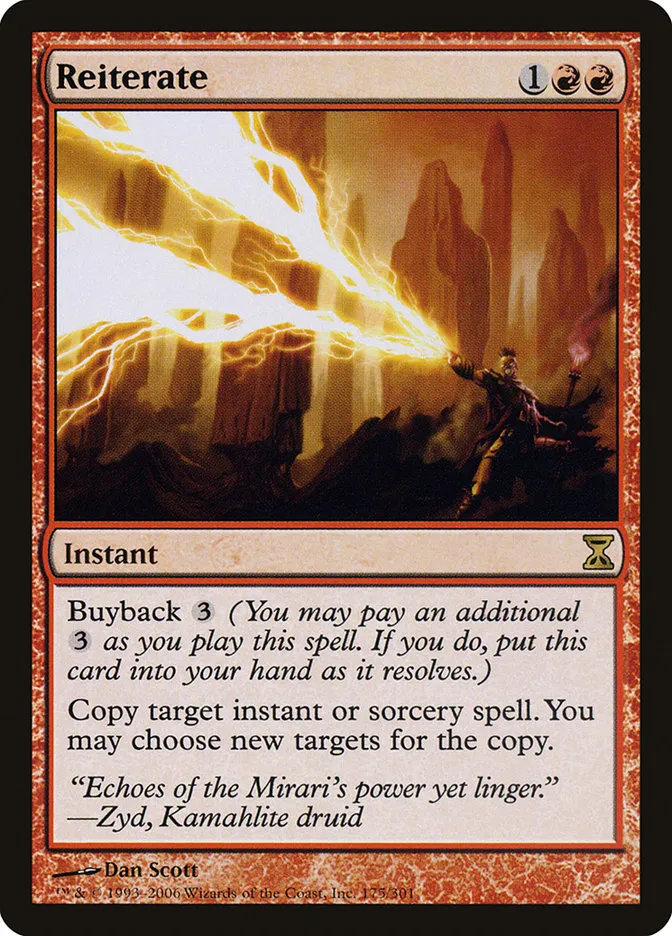 2006 Time Spiral Reiterate #175 rare card image