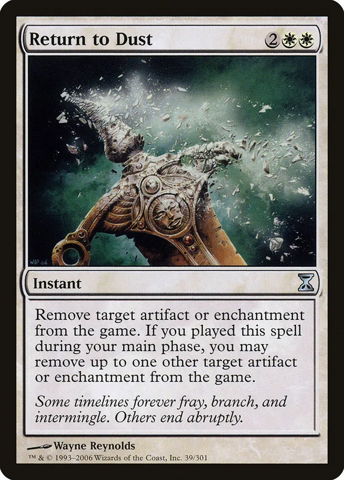 2006 Time Spiral Return to Dust uncommon #39 uncommon card image