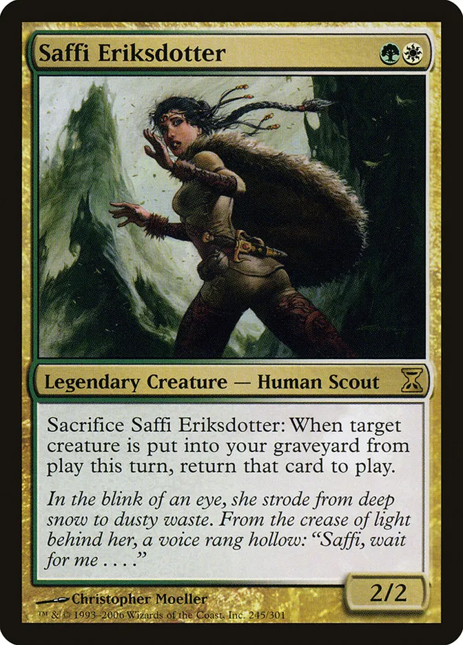 2006 Time Spiral Saffi Eriksdotter #245 rare card image