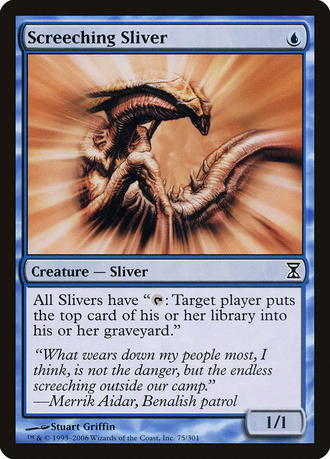 2006 Time Spiral Screeching Sliver common #75 common card image