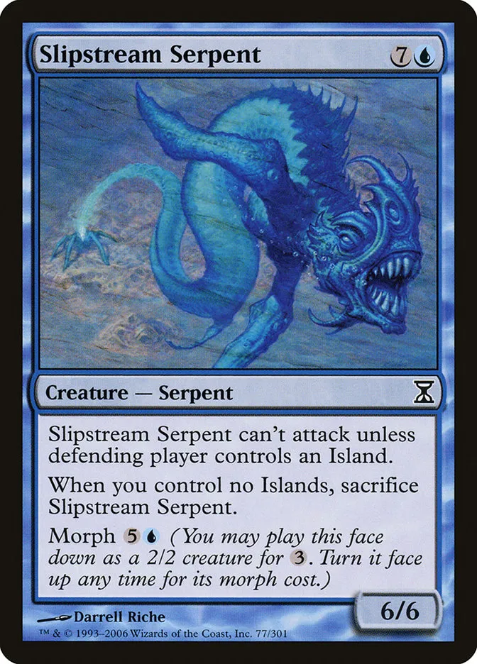 2006 Time Spiral Slipstream Serpent common #77 common card image