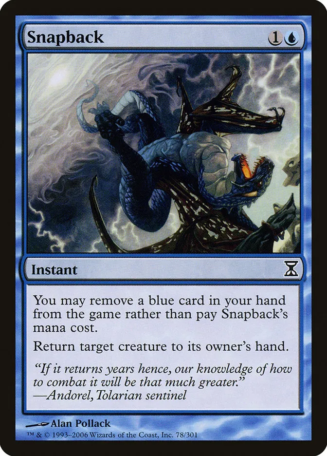2006 Time Spiral Snapback common #78 common card image