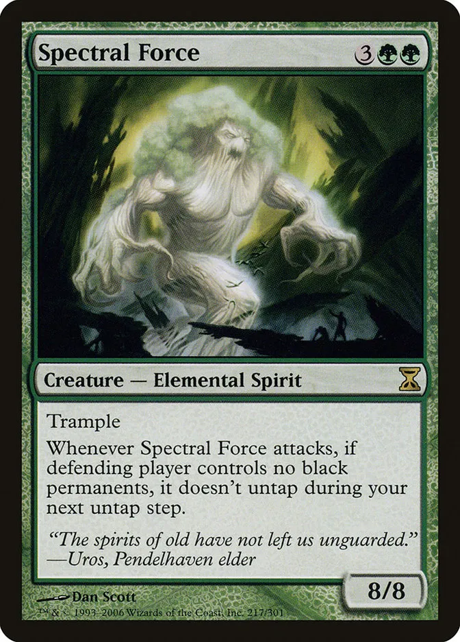 2006 Time Spiral Spectral Force #217 rare card image