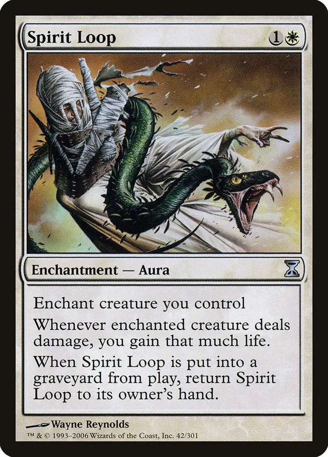 2006 Time Spiral Spirit Loop uncommon #42 uncommon card image