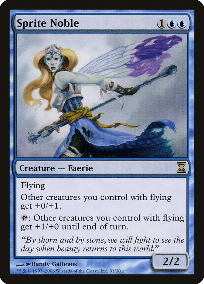 2006 Time Spiral Sprite Noble #81 rare card image