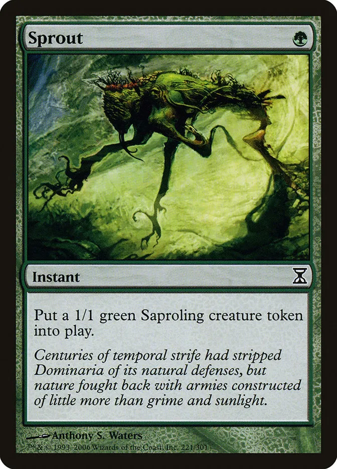 2006 Time Spiral Sprout #221 common card image