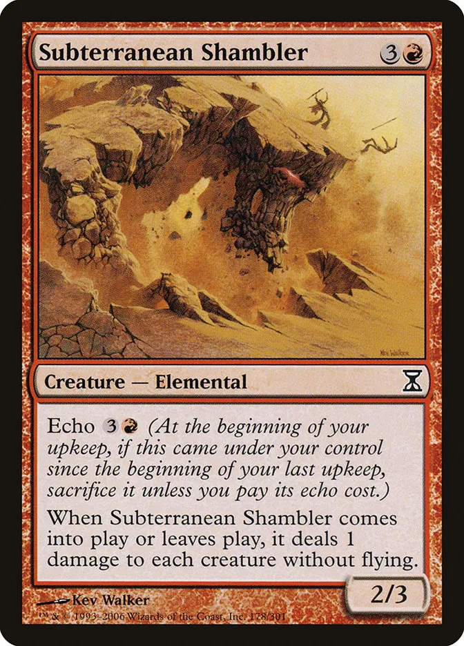 2006 Time Spiral Subterranean Shambler #178 common card image