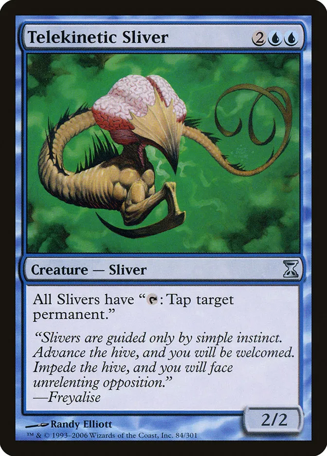 2006 Time Spiral Telekinetic Sliver #84 uncommon card image