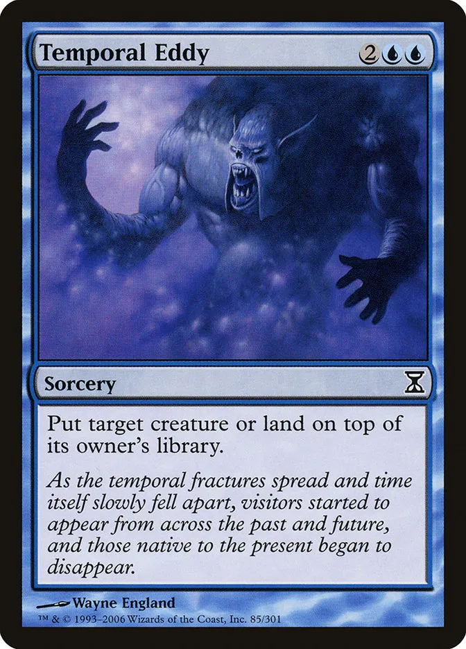 2006 Time Spiral Temporal Eddy common #85 common card image