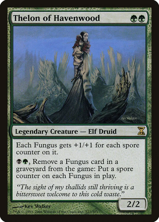 2006 Time Spiral Thelon of Havenwood #227 rare card image