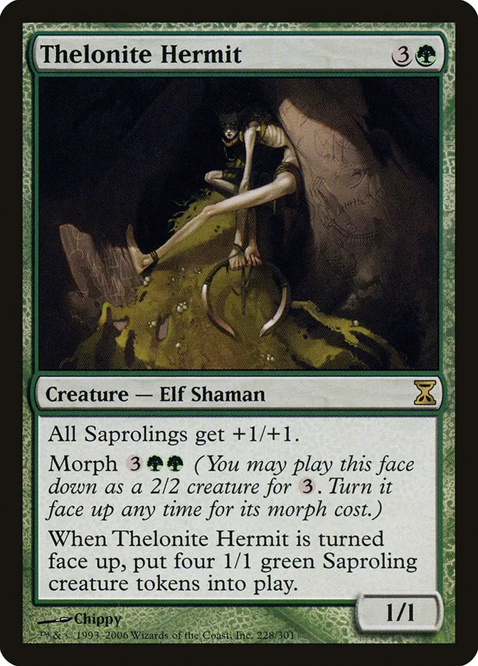 2006 Time Spiral Thelonite Hermit #228 rare card image