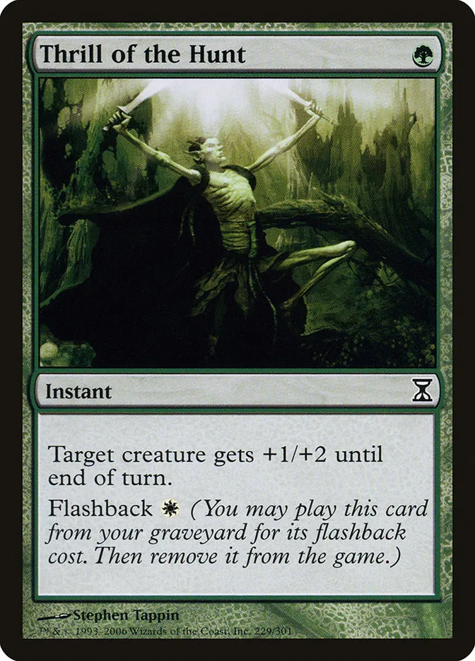 2006 Time Spiral Thrill of the Hunt #229 common card image