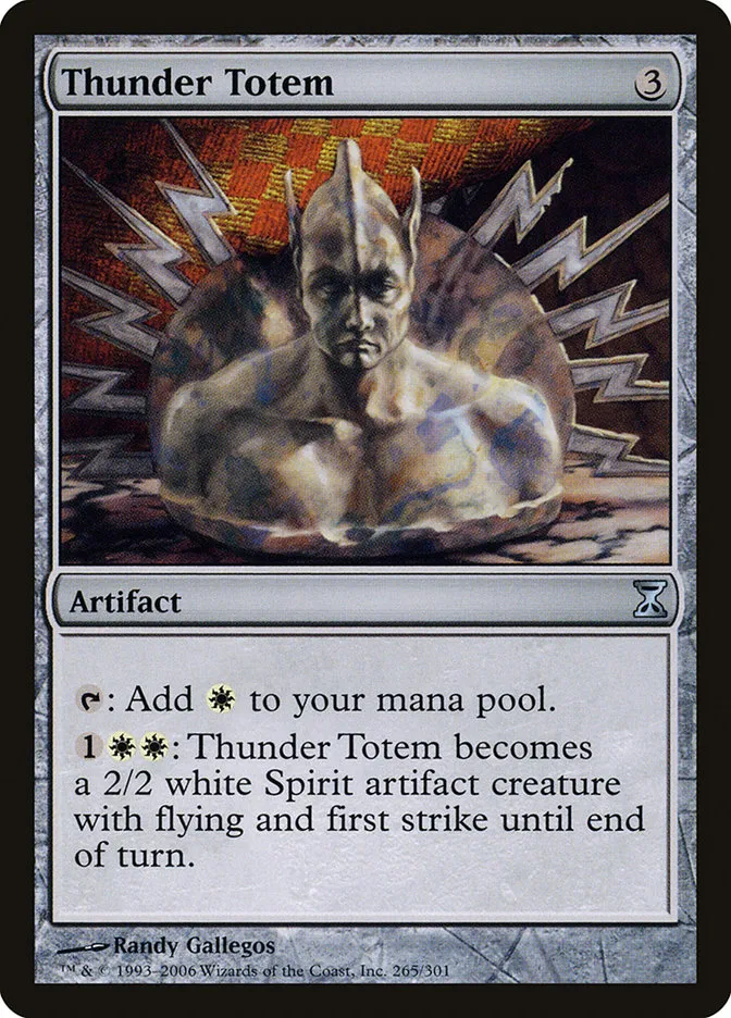 2006 Time Spiral Thunder Totem uncommon #265 uncommon card image