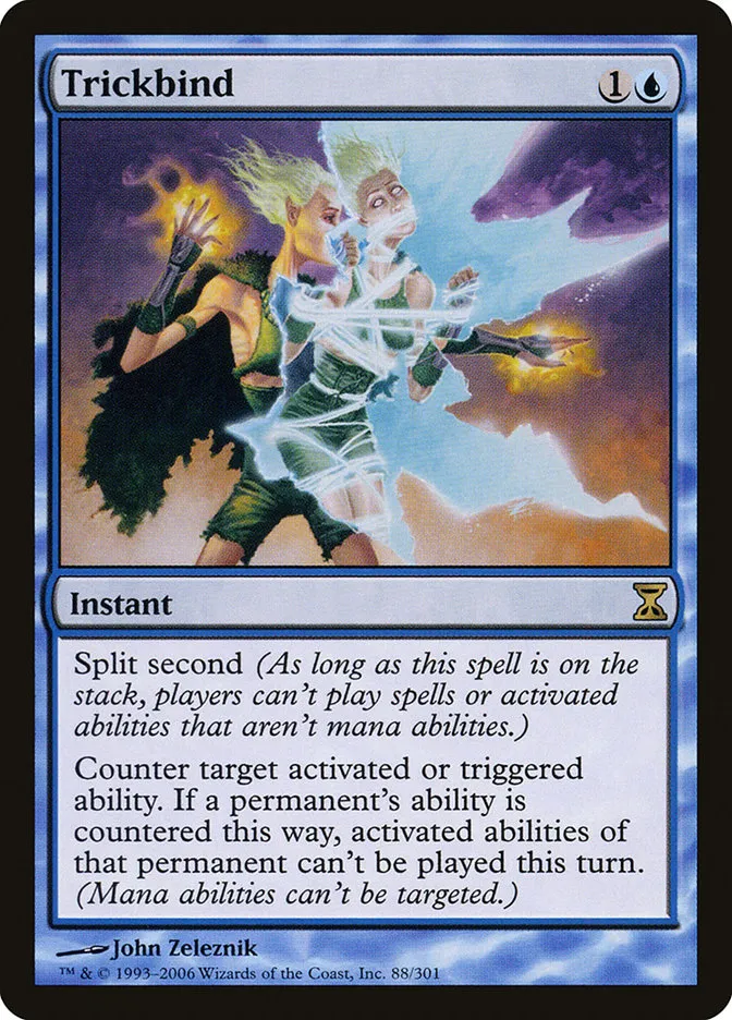 2006 Time Spiral Trickbind [Foil] rare #88 rare card image