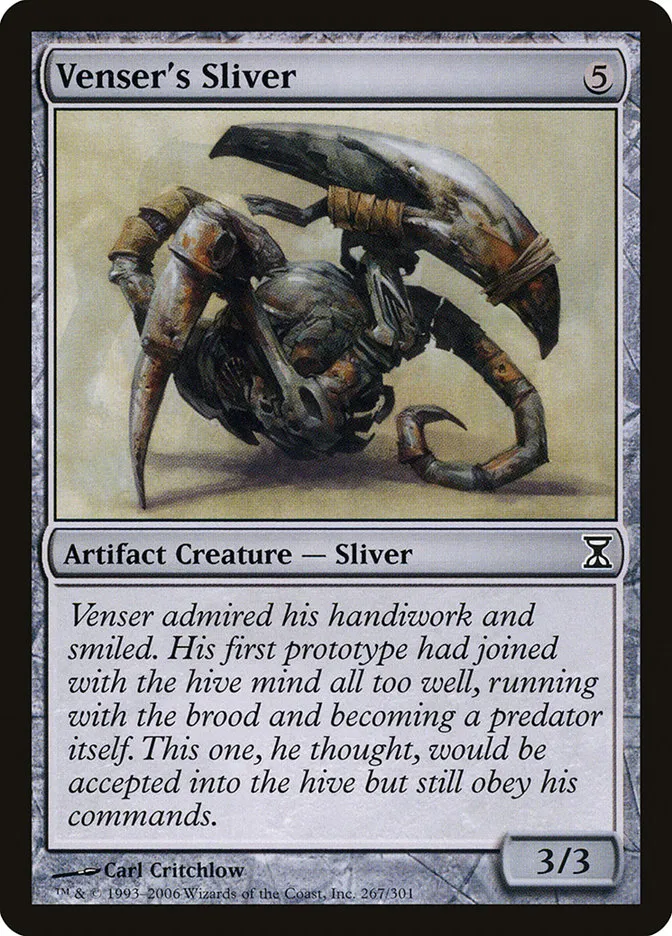 2006 Time Spiral Venser's Sliver common #267 common card image