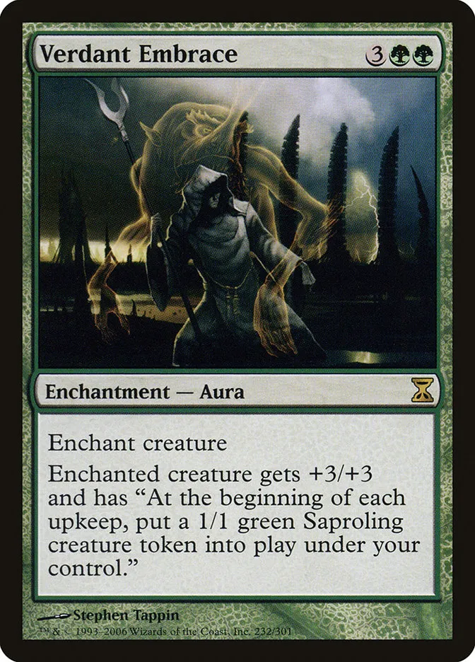2006 Time Spiral Verdant Embrace #232 rare card image