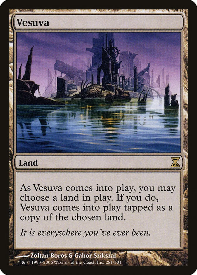 2006 Time Spiral Vesuva #281 rare card image