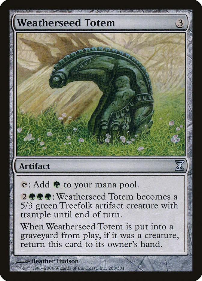 2006 Time Spiral Weatherseed Totem #268 uncommon card image