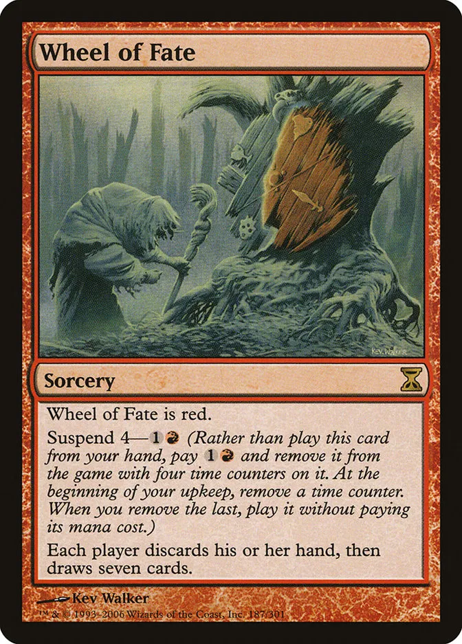 2006 Time Spiral Wheel of Fate #187 rare card image