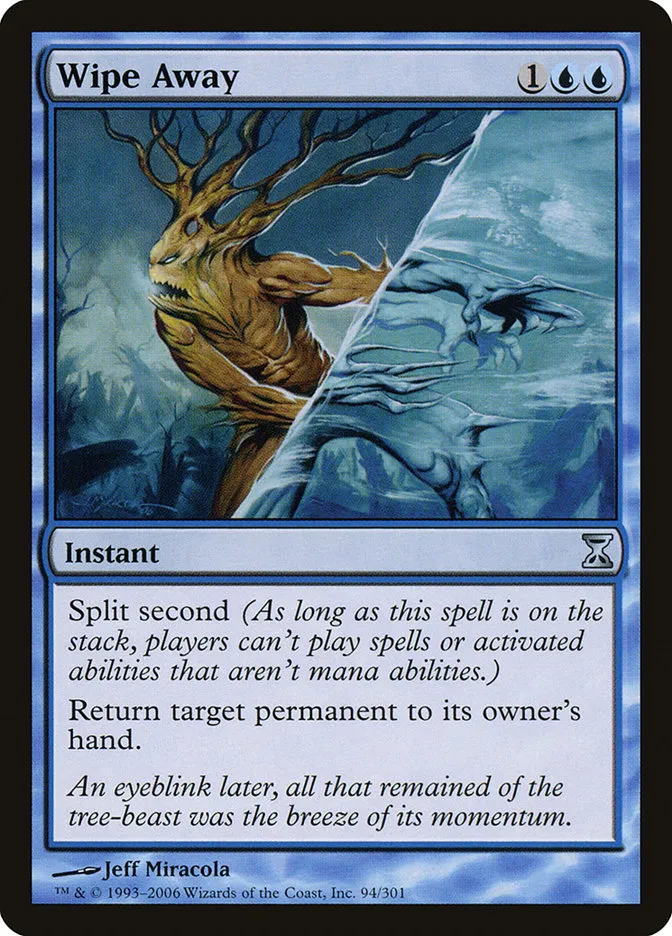 2006 Time Spiral Wipe Away #94 uncommon card image