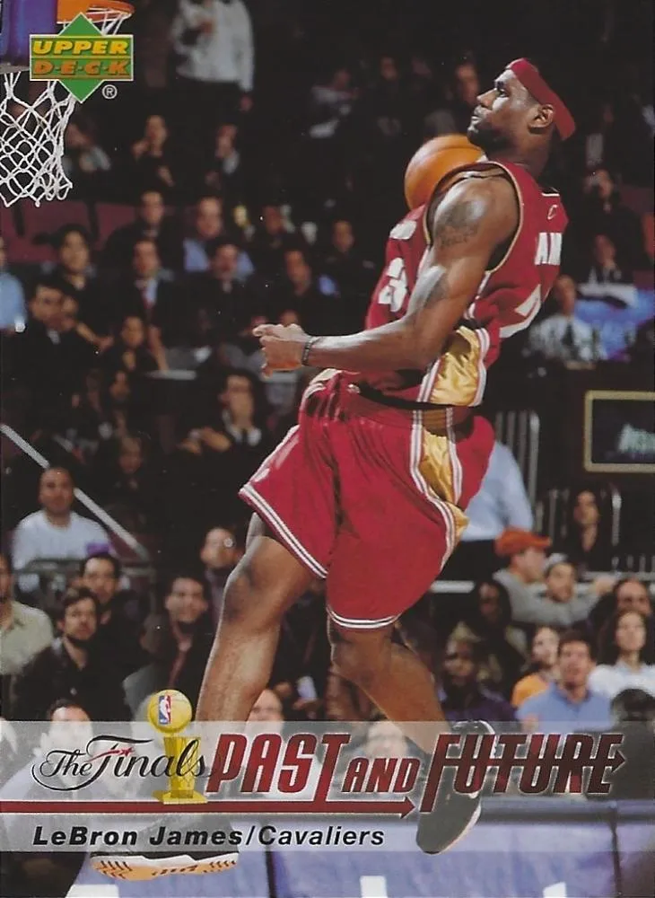 2006 NBA Finals Past and Future Lebron James #LJ-23 card image
